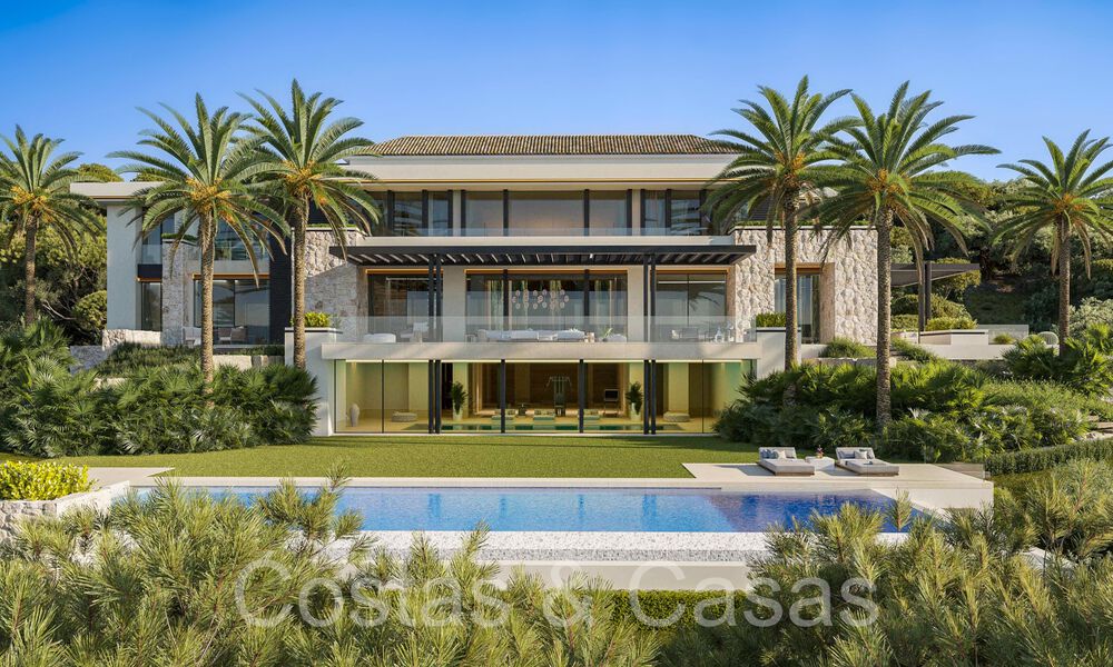 Majestueuze boutique villa te koop, met zeezicht, in het meest exclusieve La Zagaleta Golfresort in Benahavis - Marbella 71428