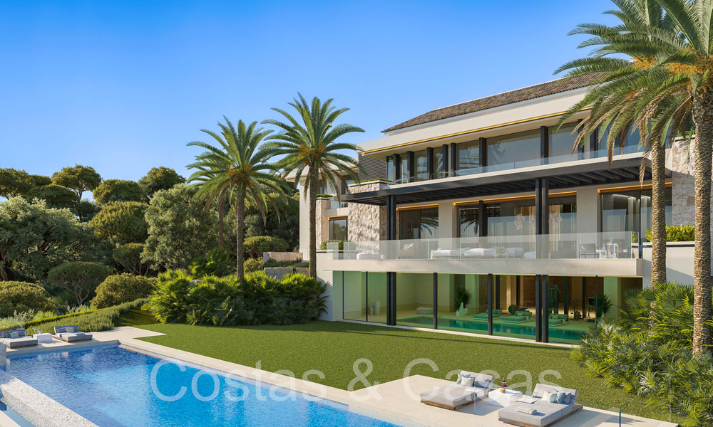 Majestueuze boutique villa te koop, met zeezicht, in het meest exclusieve La Zagaleta Golfresort in Benahavis - Marbella 71429