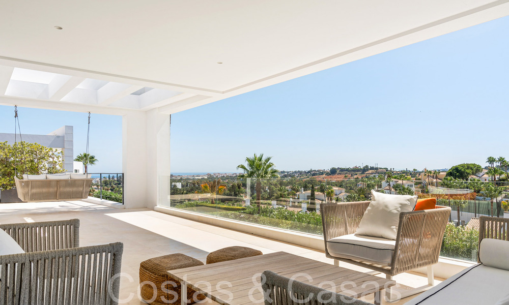 Superieure nieuwbouwvilla met moderne architectuur te koop in een gated community in Nueva Andalucia, Marbella 71663