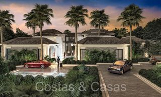 Bouwgrond met exclusief project te koop voor een luxevilla, met zeezicht en op loopafstand van Puerto Banus, Marbella 71847 