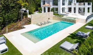 Statige luxevilla met een modere Mediterrane architectuur te koop in de prestigieuze villawijk Sierra Blanca in Marbella 72435 