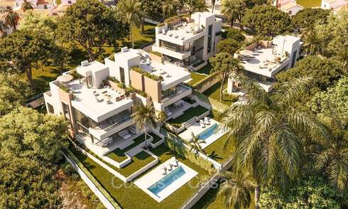 Moderne nieuwebouwvilla’s te koop op enkele meters van het strand ten oosten van Marbella centrum 72684