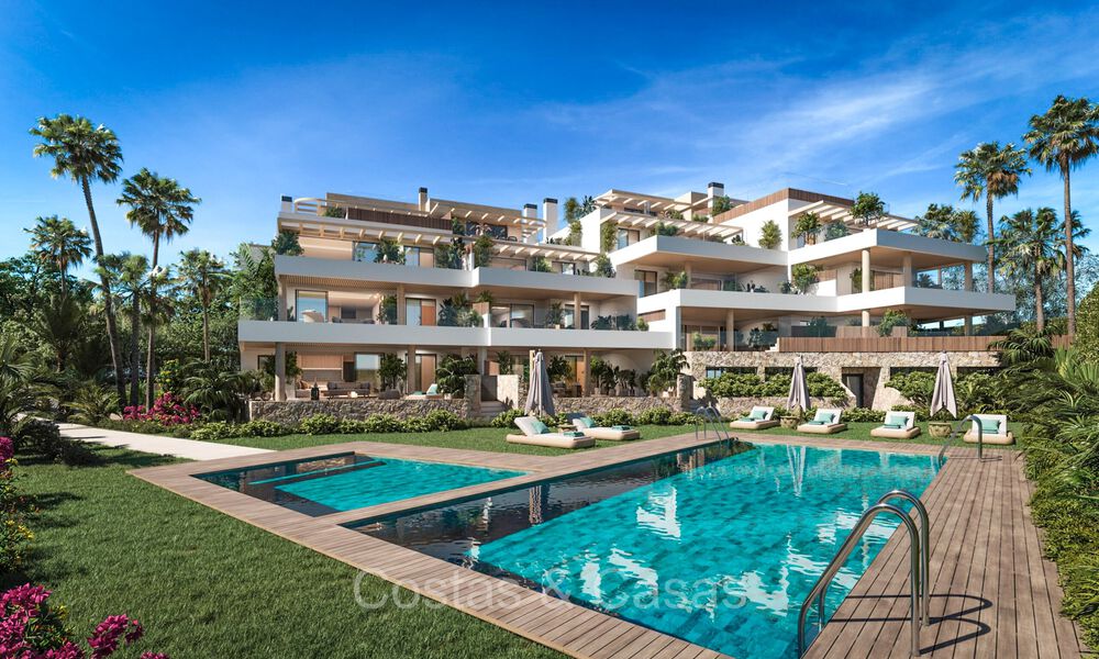 Geavanceerde nieuwbouwappartementen met panoramisch zeezicht te koop in Cabopino, Marbella 73548