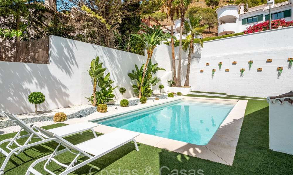 Prachtige villa in eigentijdse mediterrane stijl te koop met panoramisch zeezicht in de heuvels van Mijas, Costa del Sol 73639