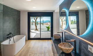 Prachtige villa in eigentijdse mediterrane stijl te koop met panoramisch zeezicht in de heuvels van Mijas, Costa del Sol 73676 