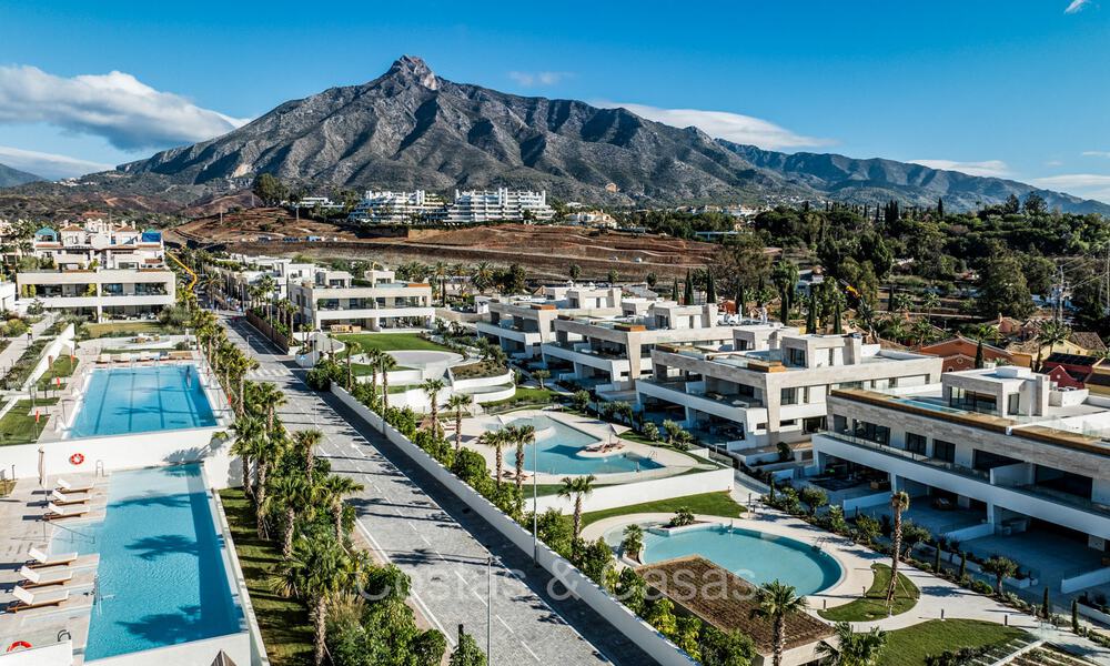 Instapklaar, prestigieus duplex appartement te koop in een chique resort-stijl wooncomplex op de Golden Mile van Marbella 73835