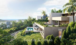 High-end designervilla met panoramisch berg- en zeezicht te koop in een gated woonresort in Benahavis - Marbella 74907 