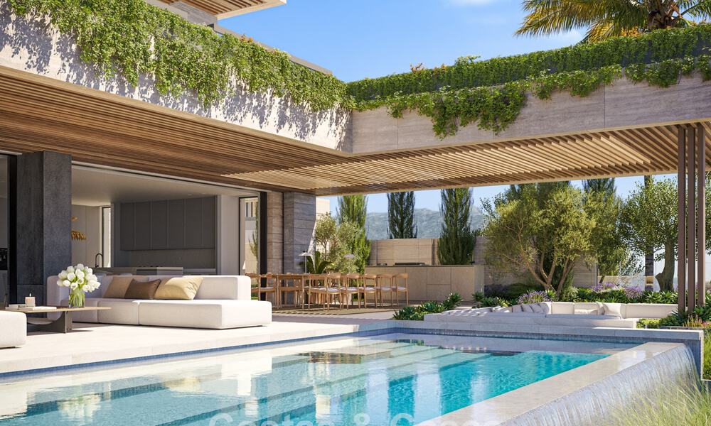 Indrukwekkende nieuwbouwvilla’s te koop met uitzicht op zee, golf en bergen in Benahavis - Marbella 74844