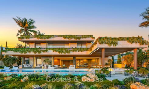 Indrukwekkende nieuwbouwvilla’s te koop met uitzicht op zee, golf en bergen in Benahavis - Marbella 74845