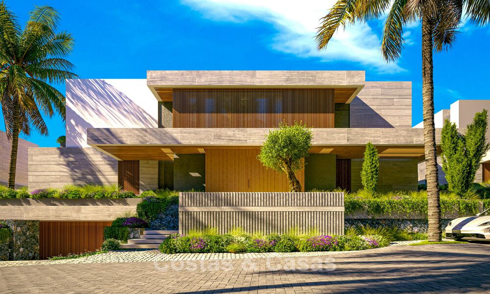 Indrukwekkende nieuwbouwvilla’s te koop met uitzicht op zee, golf en bergen in Benahavis - Marbella 74846