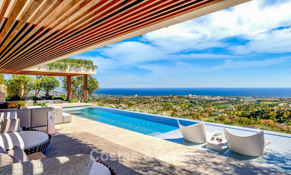 Indrukwekkende nieuwbouwvilla’s te koop met uitzicht op zee, golf en bergen in Benahavis - Marbella 74851