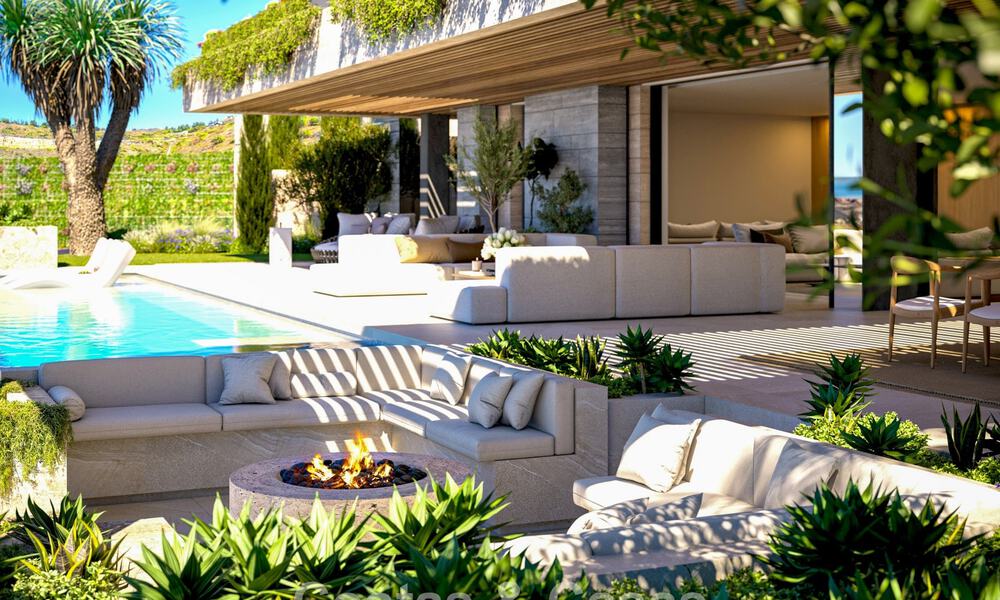 Indrukwekkende nieuwbouwvilla’s te koop met uitzicht op zee, golf en bergen in Benahavis - Marbella 74861