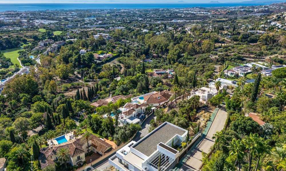 Instapklare, moderne luxevilla te koop, met zeezicht in een gated community in Benahavis - Marbella 773609