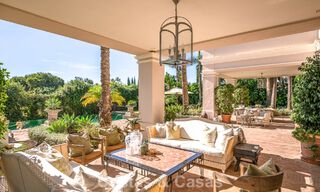 Indrukwekkende luxueuze villa te koop in een prestigieuze urbanisatie op loopafstand van het strand in Guadalmina Baja, Marbella 773962 