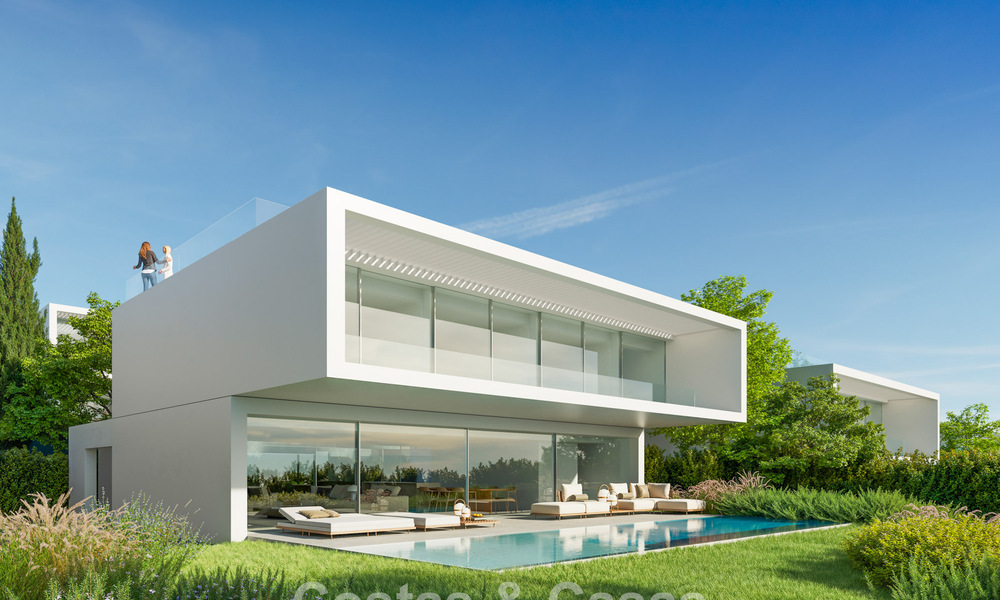 Hightech designervilla’s te koop in een natuurlijke omgeving aan de golfbaan in Estepona 774466